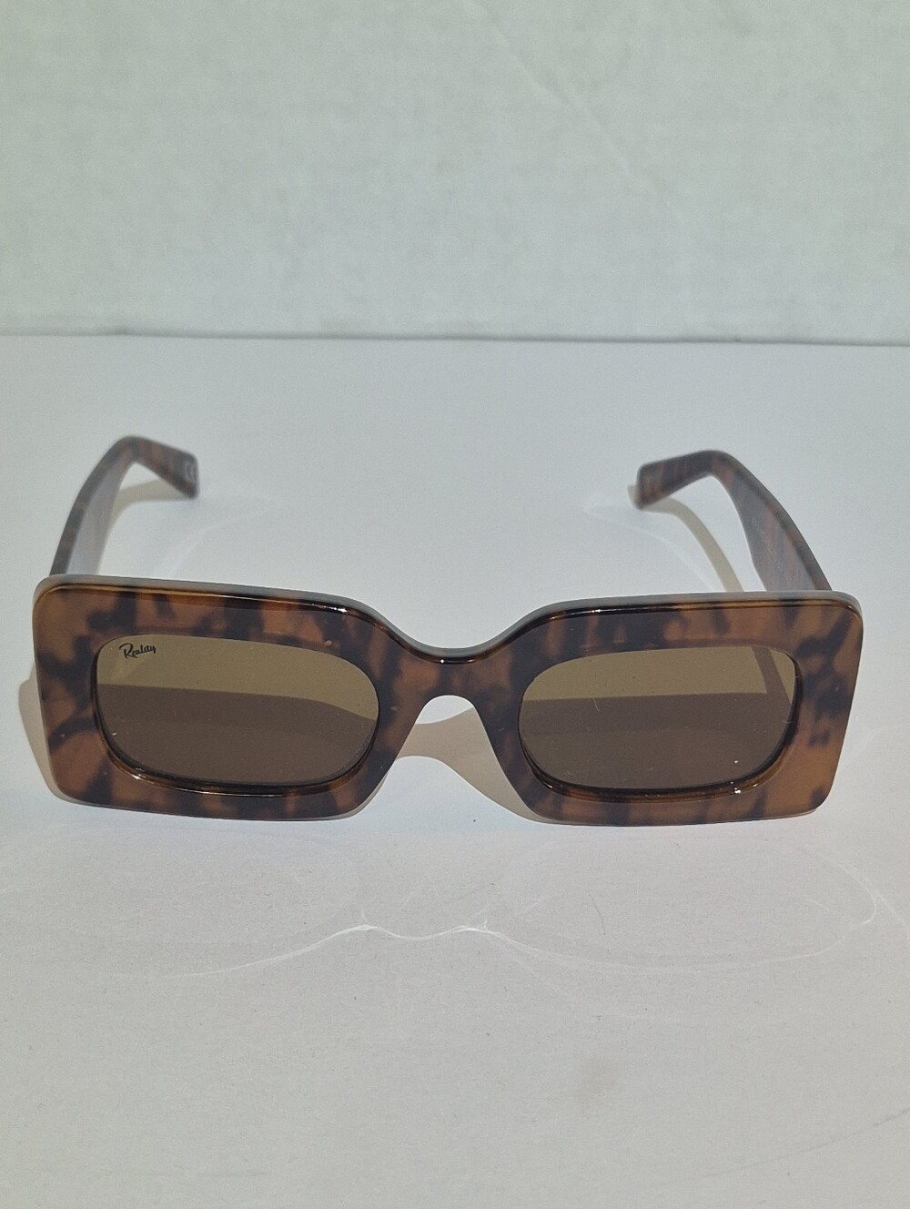 Women’s Tortoiseshell Rectangular Sunglasses - Brown